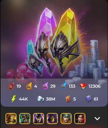 Стартові аккаунти з осколками Raid Shadow Legends