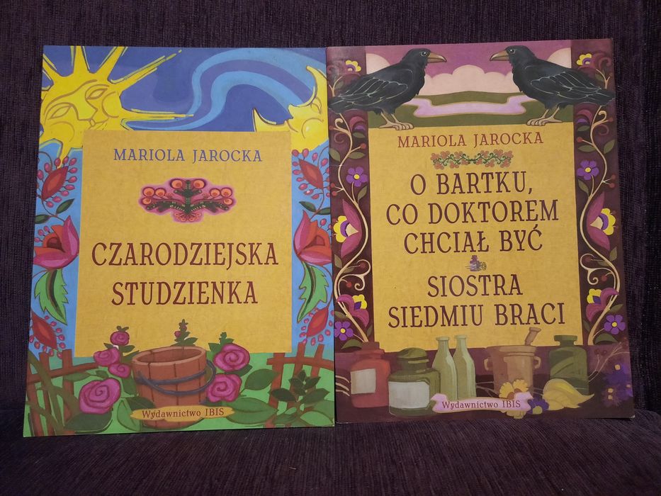 Książki "Czarodziejska studzienka" "o bratku co doktorem chciał byc"