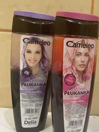 Różowa i fioletowa płukanka do włosów cameleo