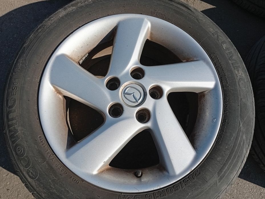 Felgi aluminiowe 16 5x114.3 opony letnie