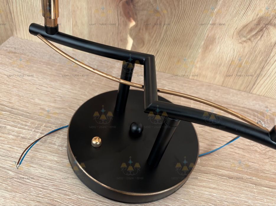 Люстра на 2 лампочки з направляючими плафонами