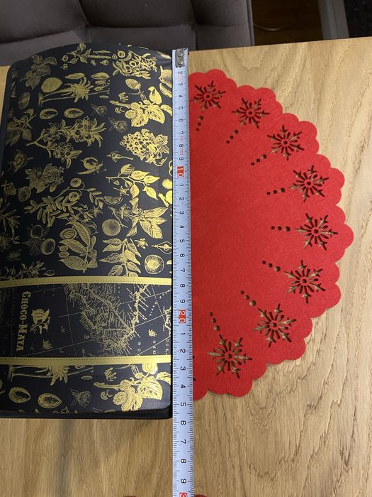 Choco-Maya ozdobny kuferek pojemnik metalowy