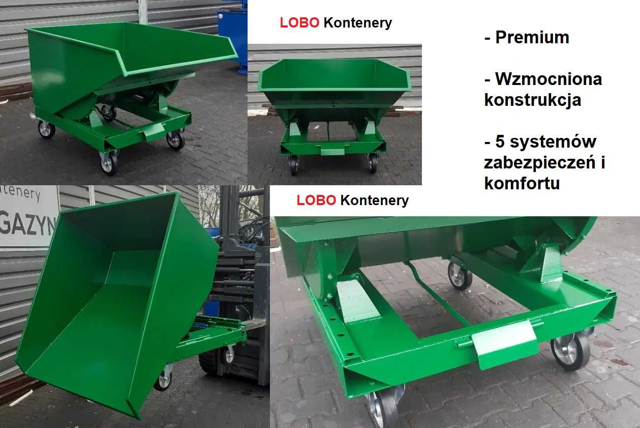 Pojemnik metalowy / Kontener / Koleba wyładowcza - 900L HIGH QUALITY