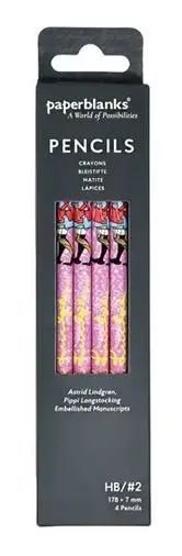 Ołówek Pippi Longstocking 4szt. Paperblanks