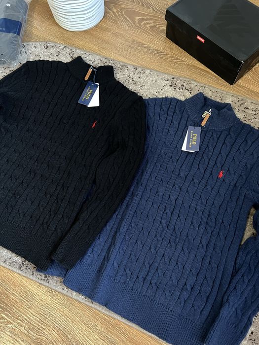 Полузамок polo ralph lauren 1/3 вязана полузип 1/3 свитр polo palph la