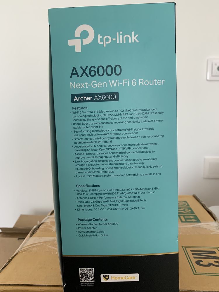 Tp-link AX6000 Novo