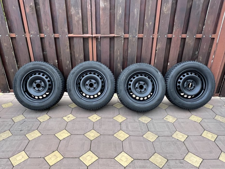 Резина с дисками 195 65 15 зима хенкок  диски 5х112