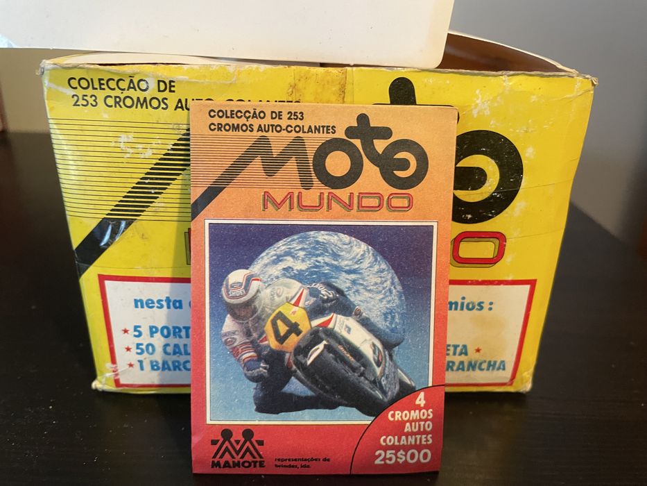 Caixa de cromos Moto Mundo
