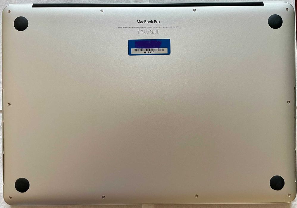 MacBook Pro 15 cali 2015, Nowa bateria