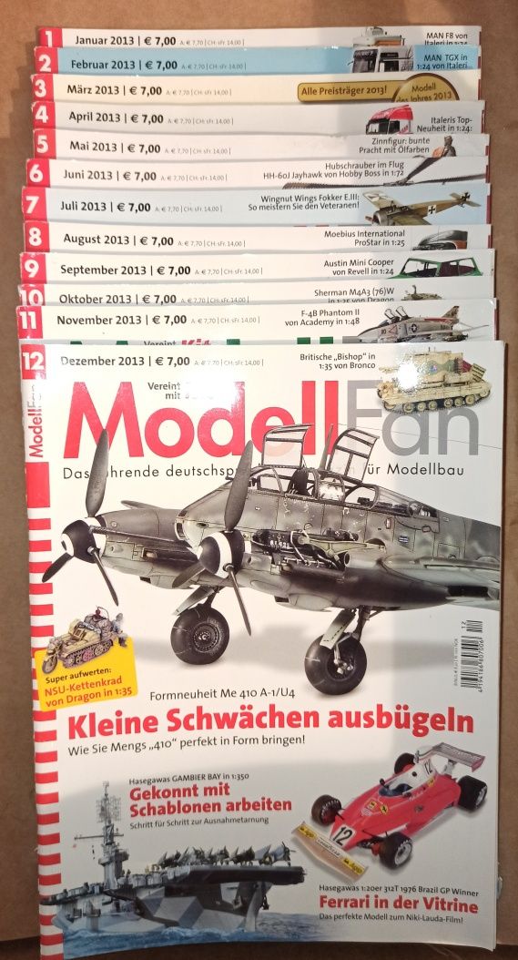 ModellFan Magazin.German model magzine collection-MODELLFAN,Modelling