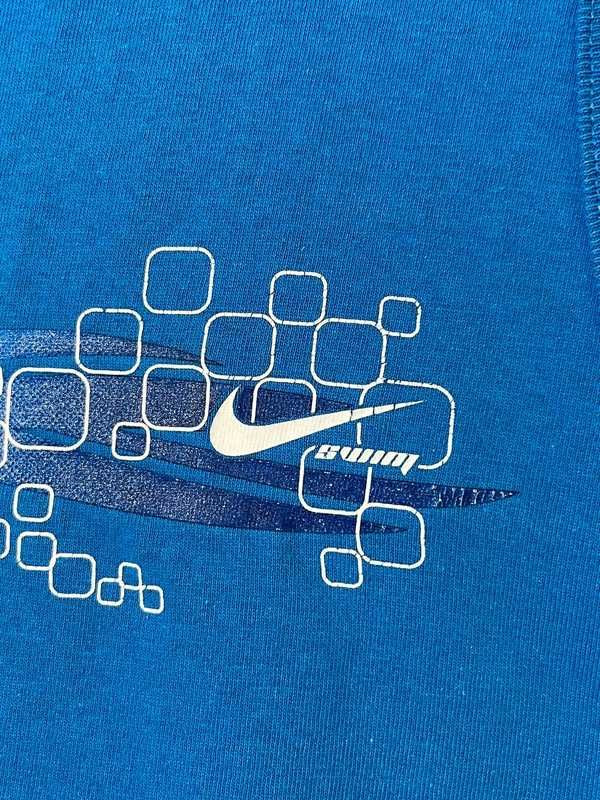 Nike blue tank top y2k 2000s retro swag drip skate rap hiphop