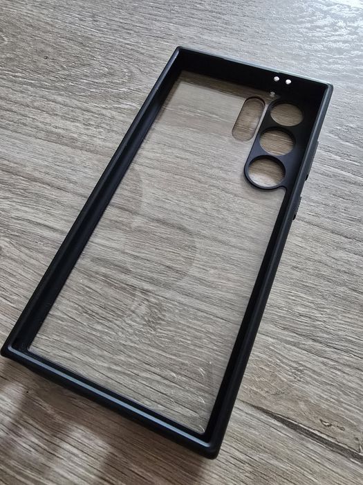 Etui Spigen Ultra Hybrid Czarne Przezroczyste Samsung S24 Ultra!