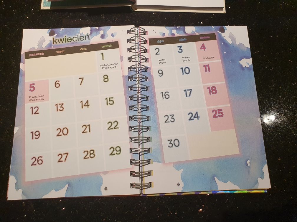 Kalendarz szkolny notes terminarz kajet Paperdot