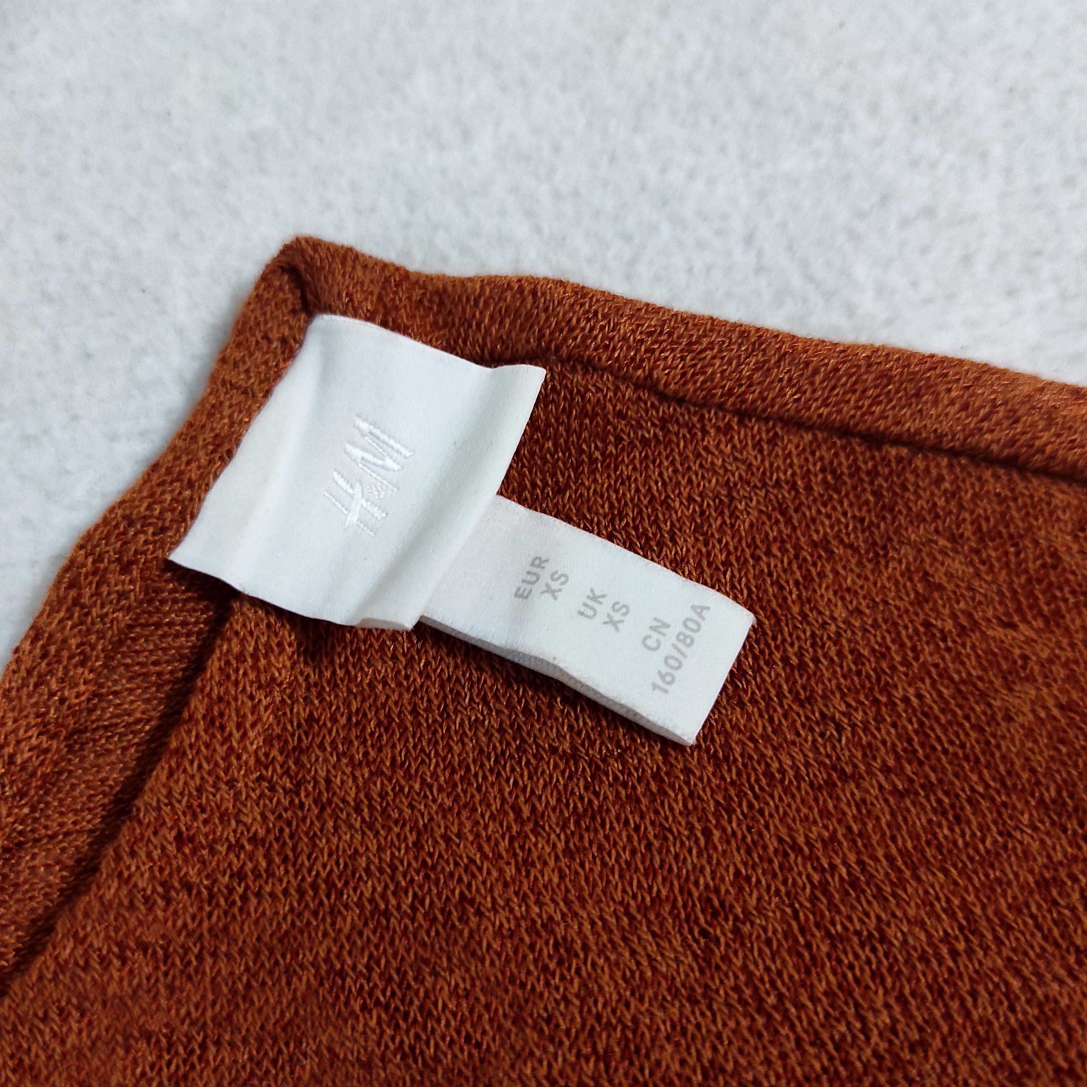 Bluzka z dekoltem na plecach, H&M, rozm. XS. Nowa!
