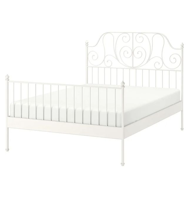 Ikea łóżko leirvik metaloplastyka