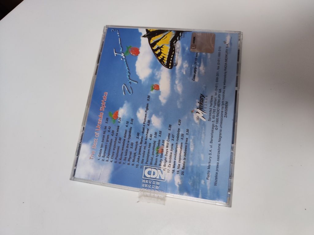 The best of Urszula Sipińska Zapomniałam ? - płyta CD "