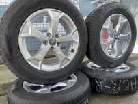 Oryginalne Felgi Audi 17” 6.5Jx17H2 ET38 + Zimowe Opony Continental