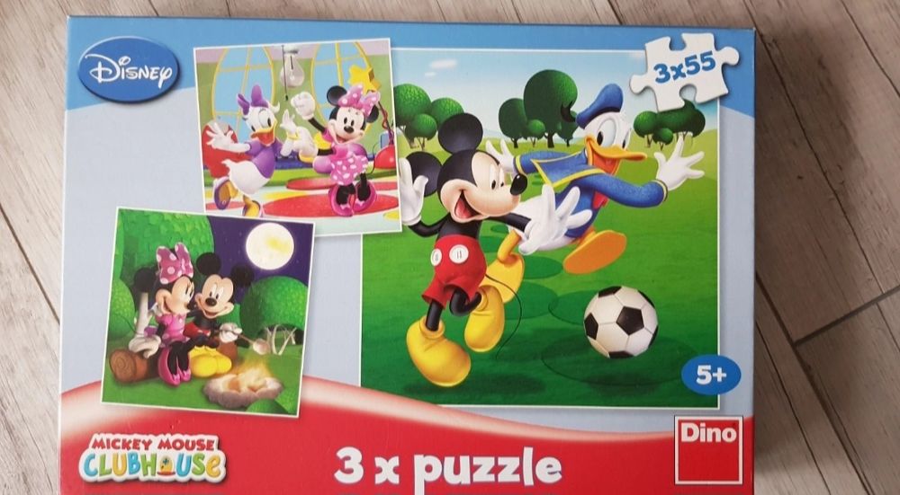 Puzzle 2 pudełka Arystokraci myszka Miki 5+