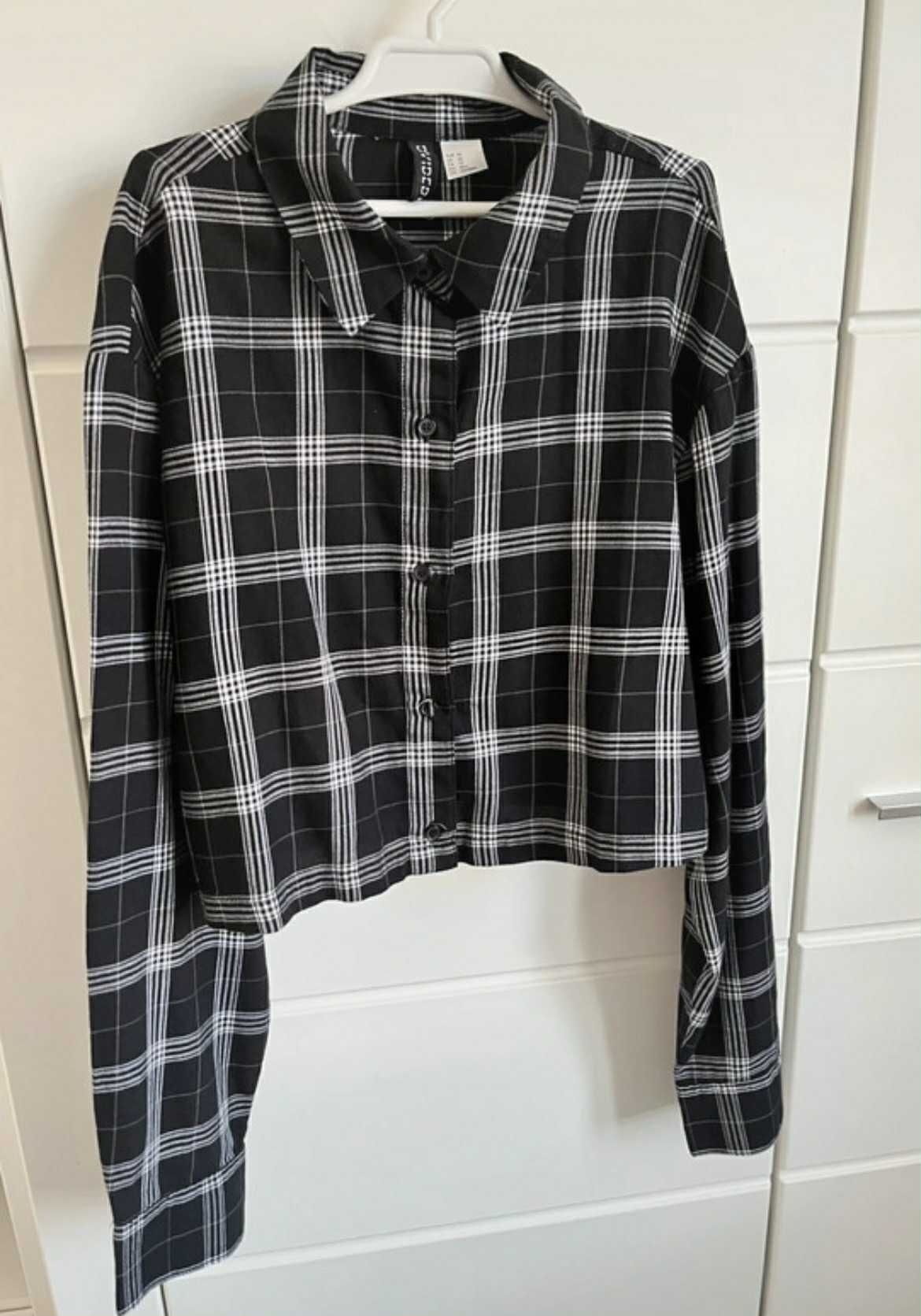 H&M jak nowa flanelowa koszula damska xs