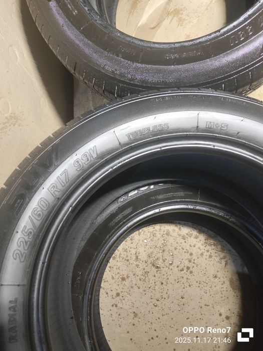 Доброго всім часу доби!) Продаю покришки 225/60 R17 99V 2025 року