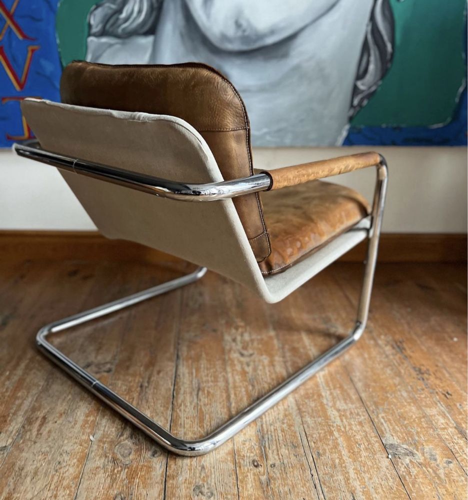Heinrich Pfalzberger dla Wohnbedarf AG Basel, fotel mid century