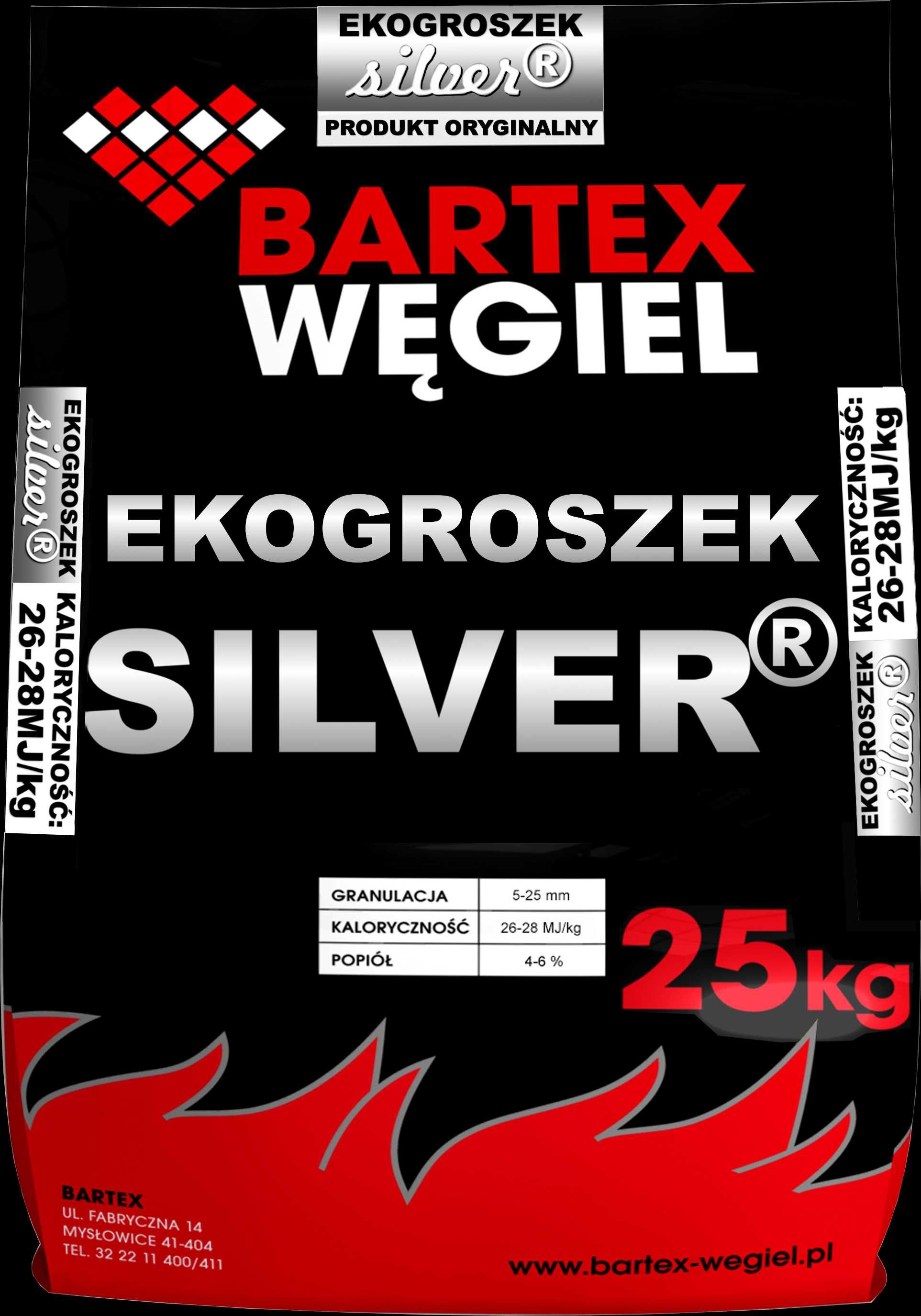 Ekogroszek BARTEX Silver 26-28 MJ/Kg
