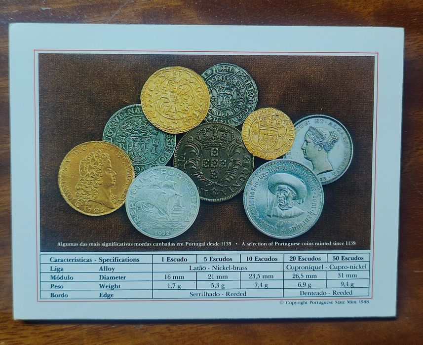 Coleção de 5 moedas BCN