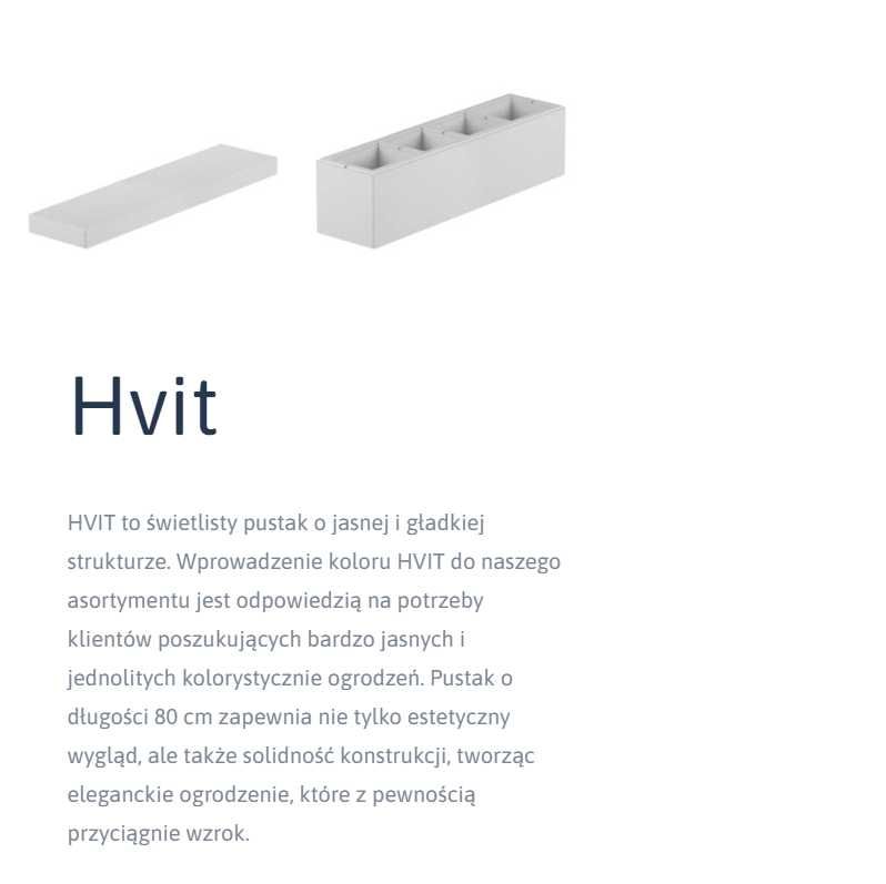 Pustak Ogrodzeniowy Lang 80cm duże bloczki ogrodzenie dostawa gratis
