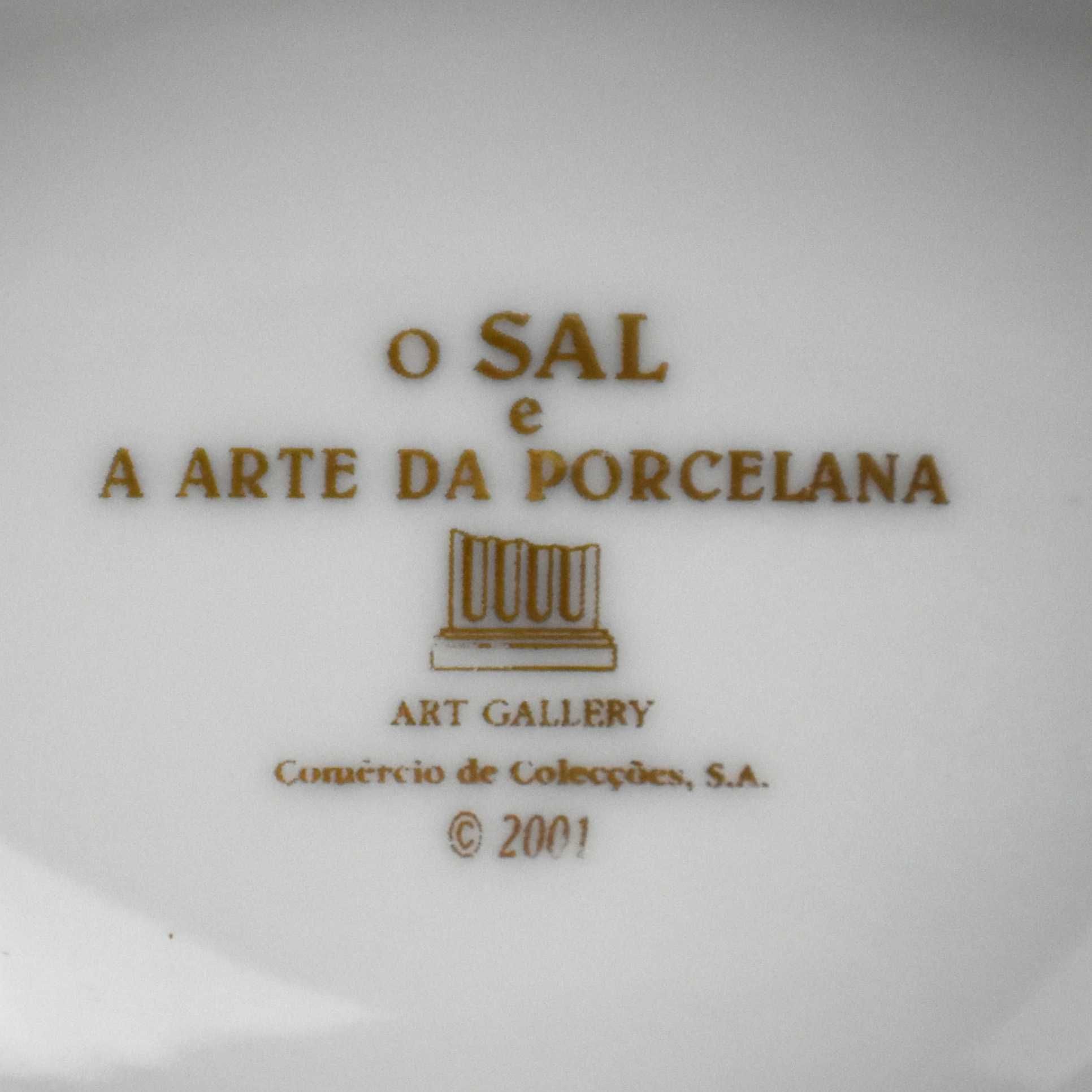 Saleiro em porcelana “O sal e a arte da Porcelana”