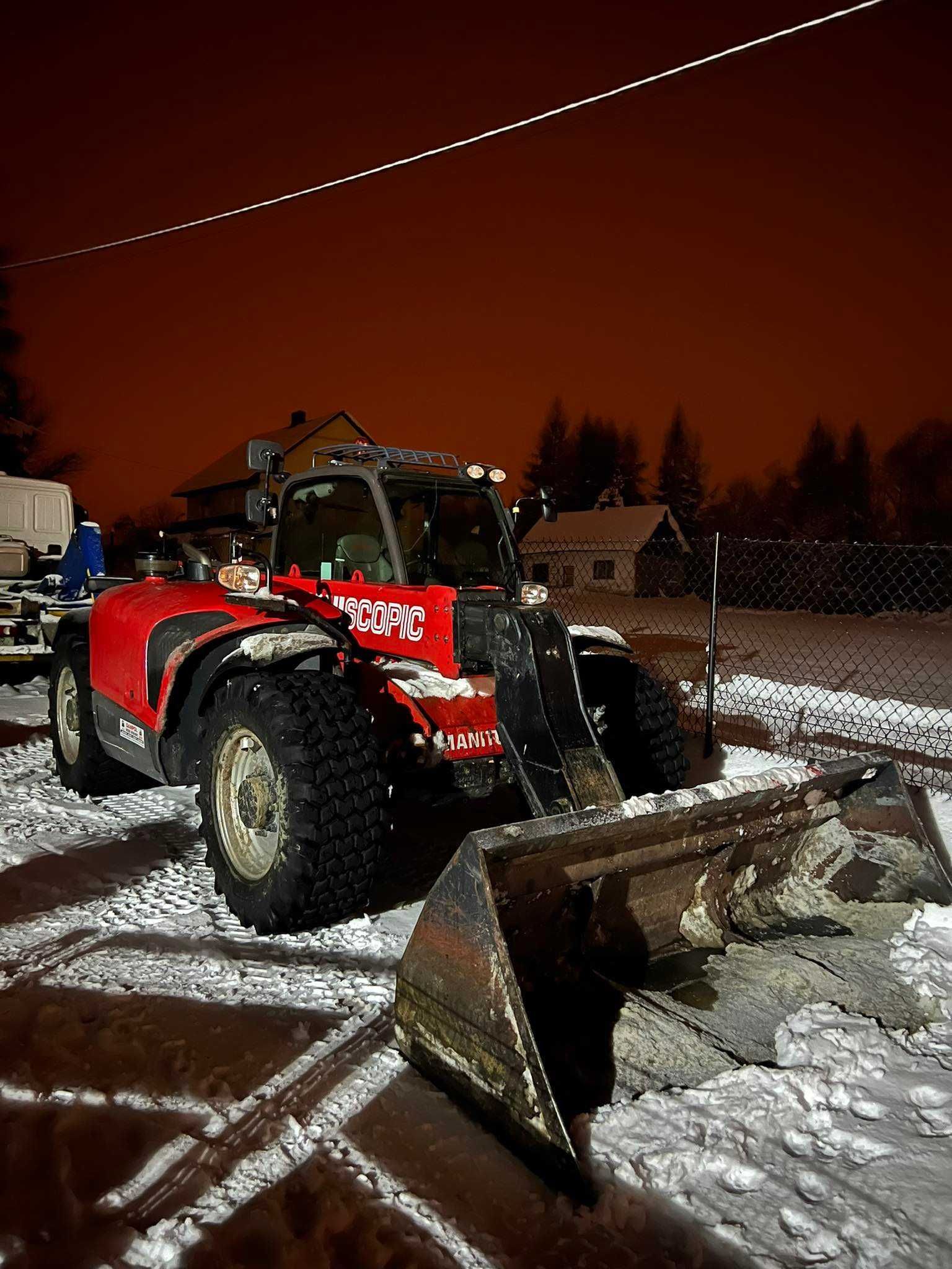 Usługi Ładowarką Teleskopową 4x4 rozładunki prace ziemne Wynajem