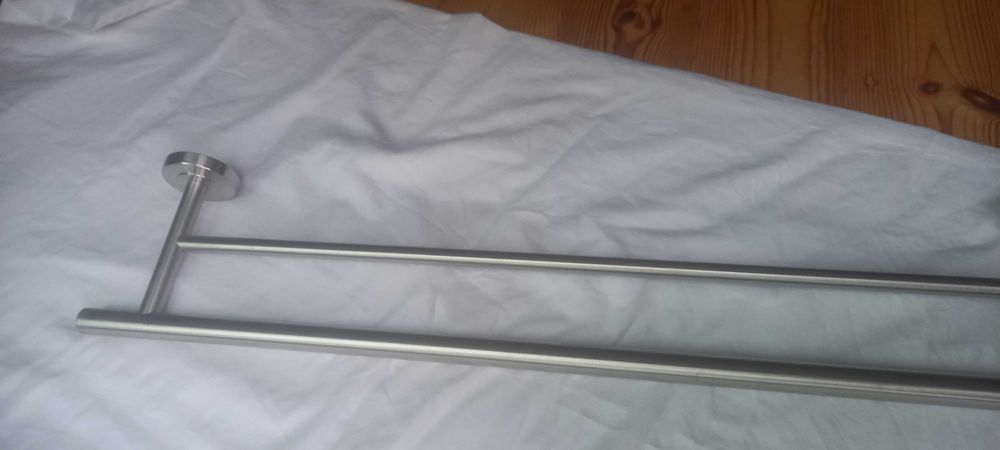 Wieszak łazienkowy na ręczniki (podwójny)