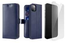 Etui Kado Do Iphone 12 Pro Max Niebieski + Szkło Płaskie