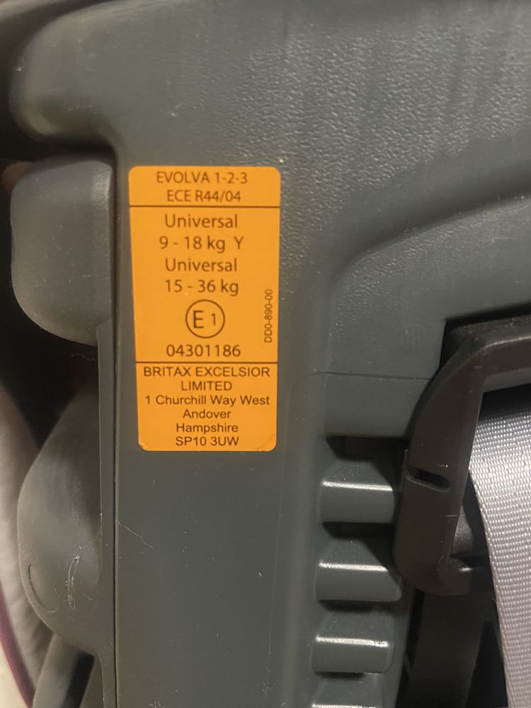 Автокресло britax romer evolva 1-2-3