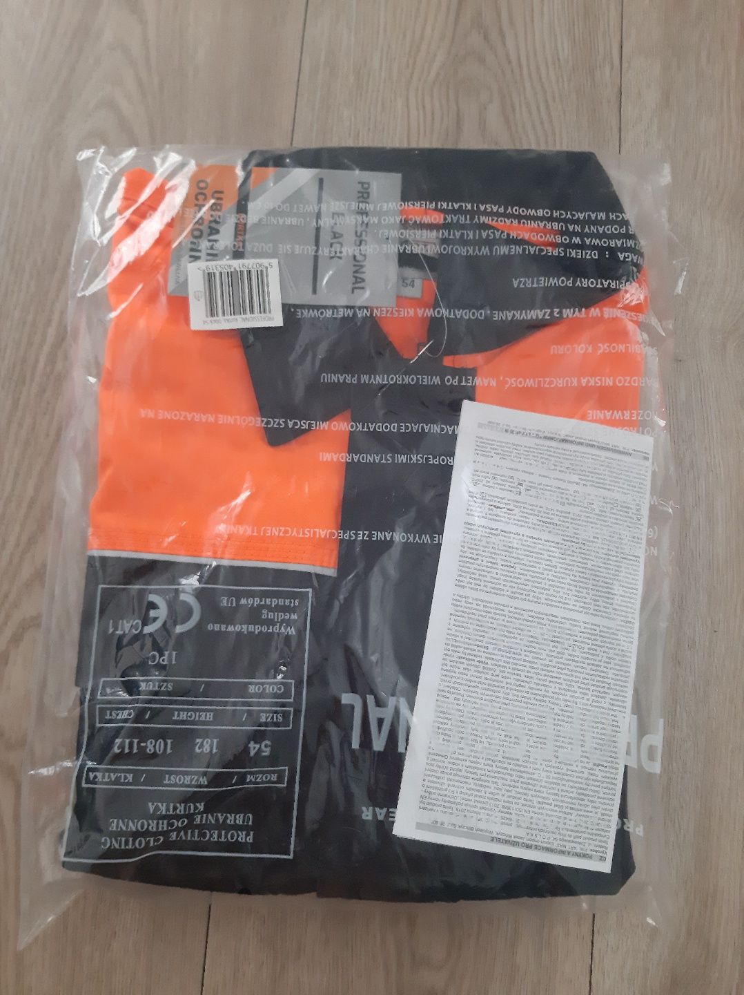 Kurtka robocza ochrona professional black