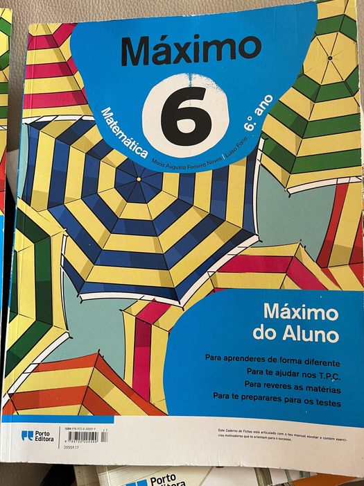 Livro Máximo 6.º ano - Caderno Fichas/ Máximo do Aluno