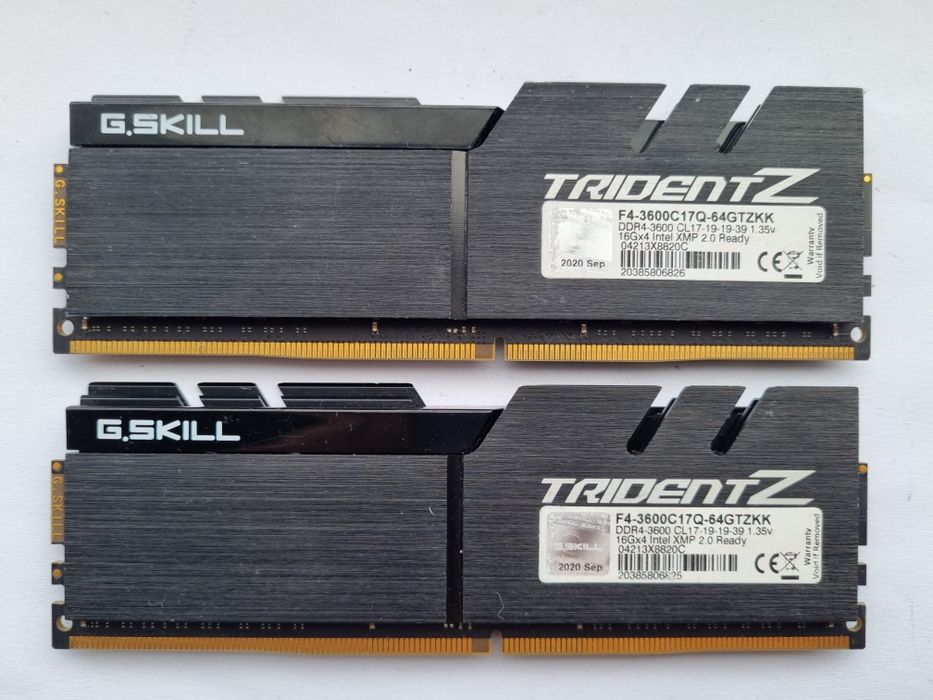 Оперативна пам'ять G.Skill Trident Z Black DDR4-3600 16Gb (Уцінка!)