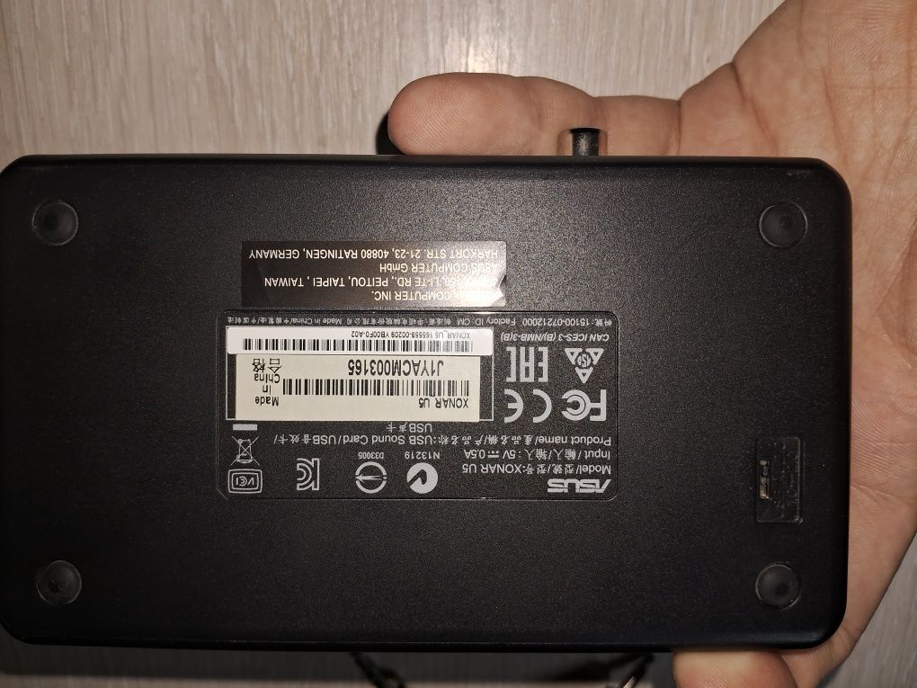 Зовнішня аудіокарта ASUS XONAR U5