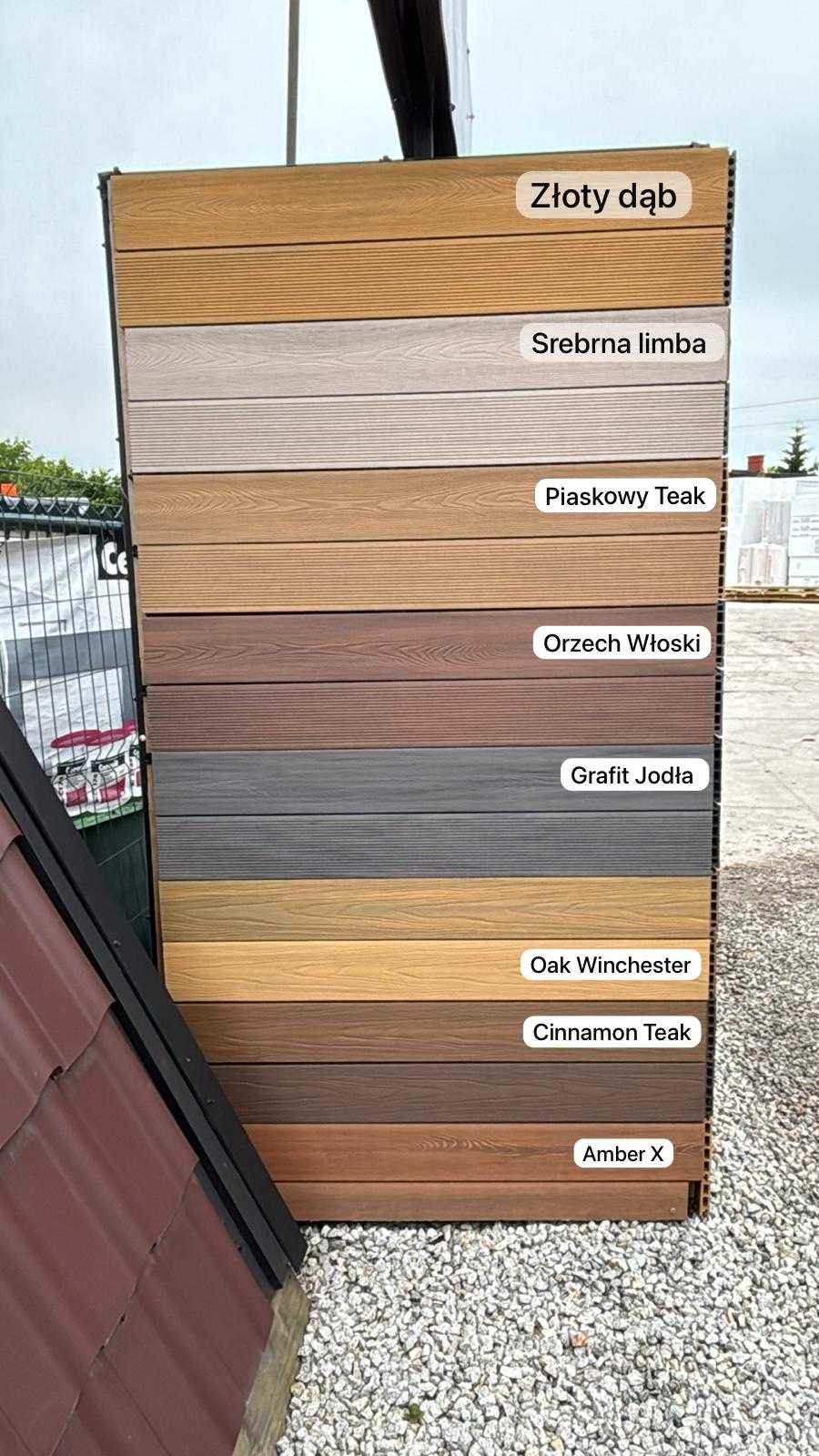 Deska kompozytowa tarasowa Gardin Deco X Chestnut Transport PROMOCJA