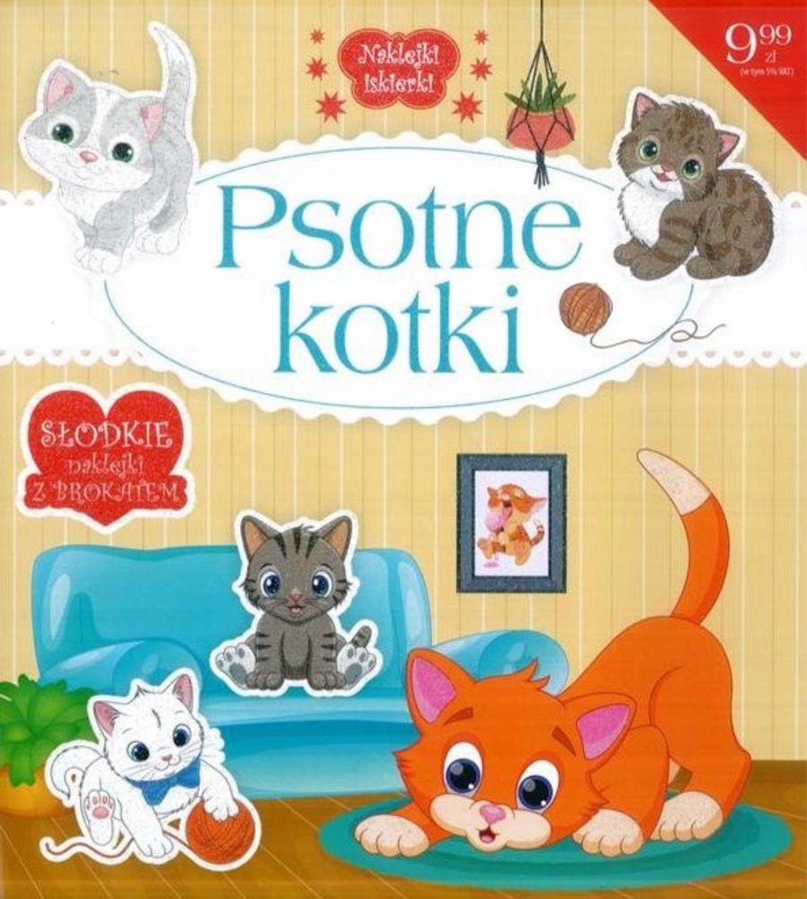 Książeczka z najlejkami „psotne kotki”