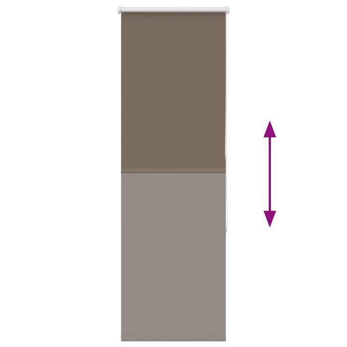 Vidaxl Roleta Zaciemniająca Coffee 50X150 Cm Szerokość Tkaniny