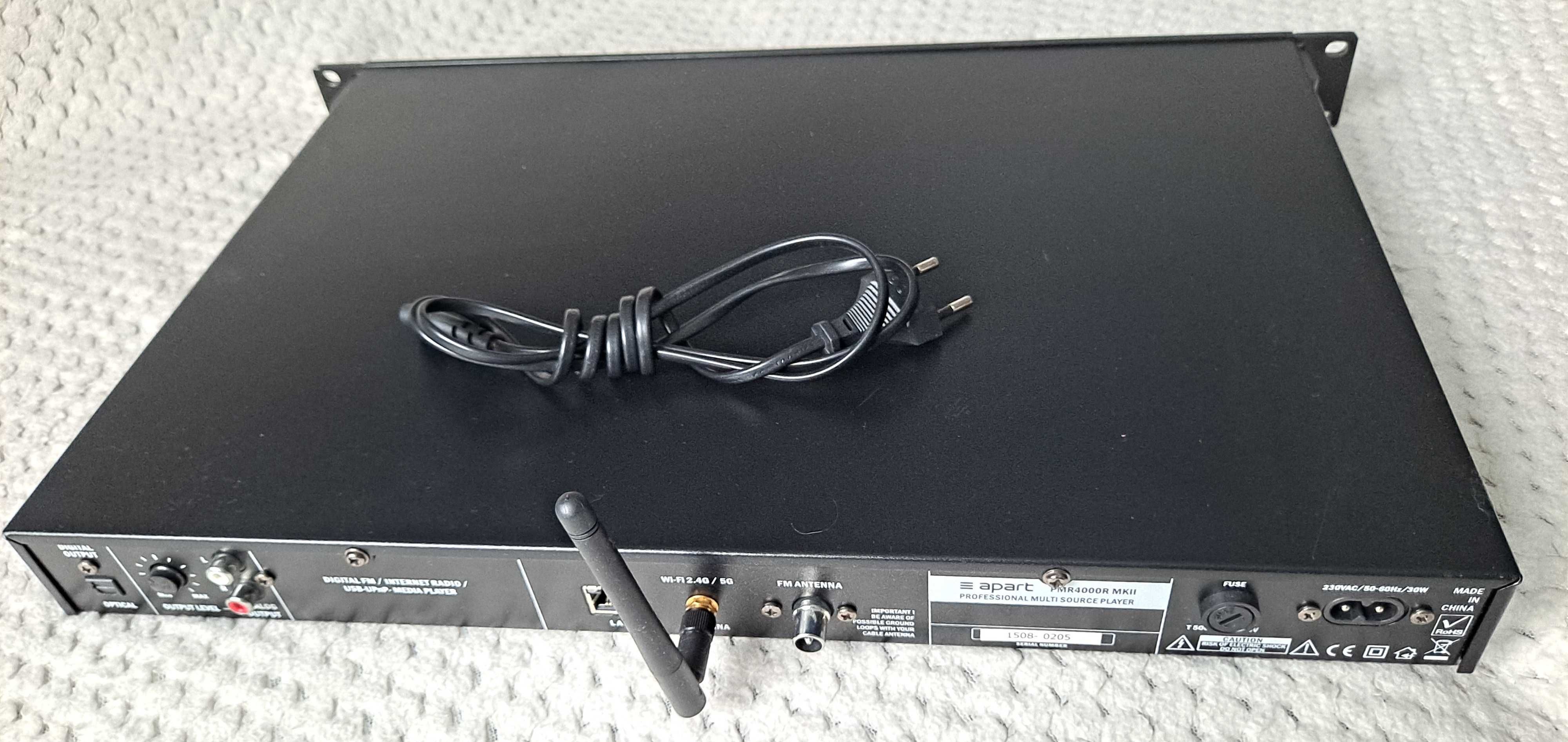 Apart PMR4000RMKII odtwarzacz strumieniowy UPNP/USB/Tuner FM/RDS WiFi