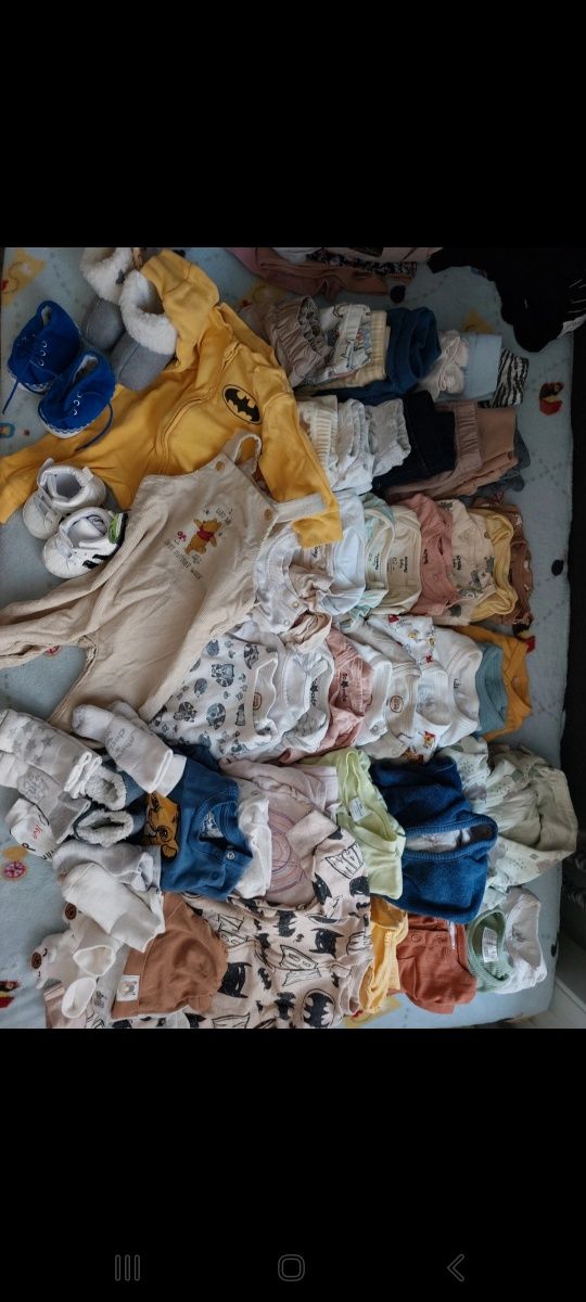 Ubranka rozmiar 56 , pojedznym dziecku