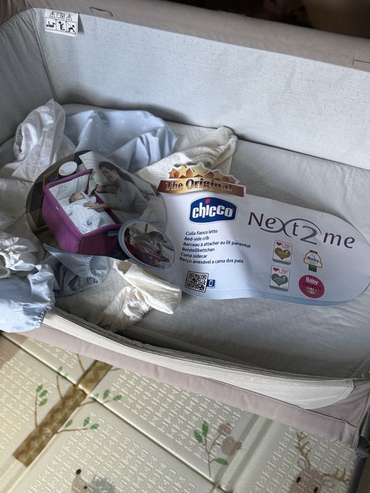 chicco next2me приставочная кровать
