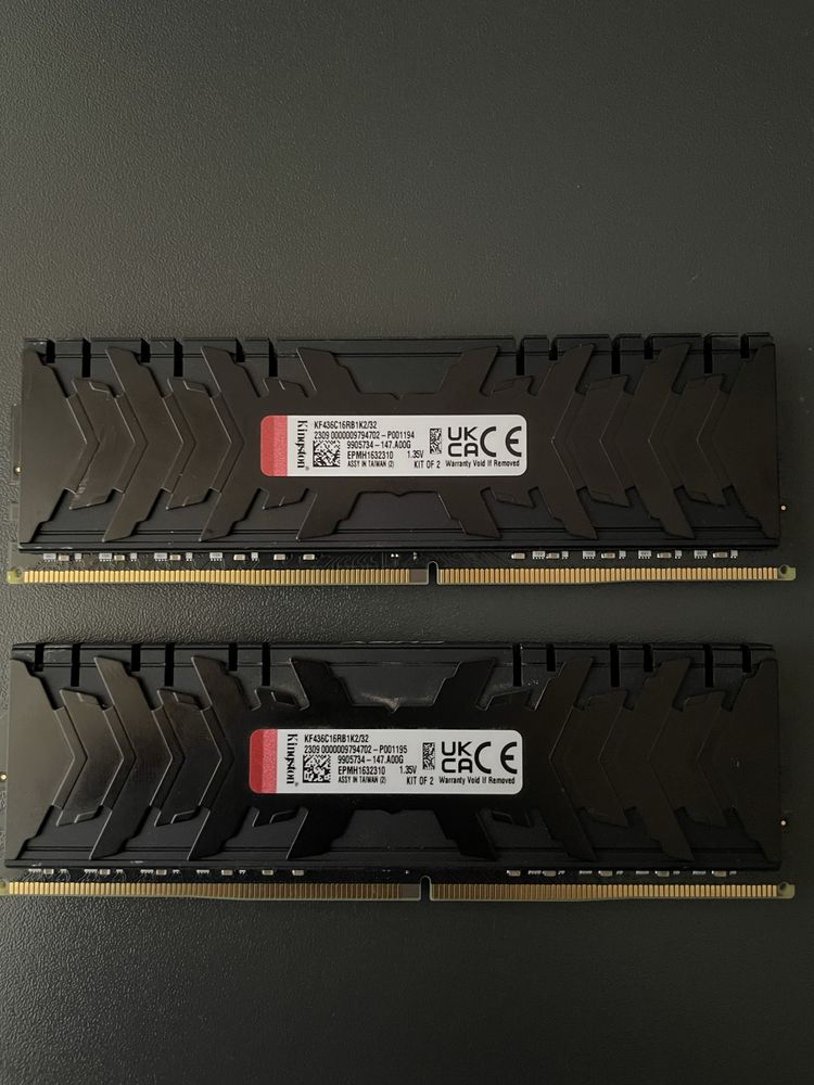 Ramy 32gb 2x16gb 3600mhz ddr4