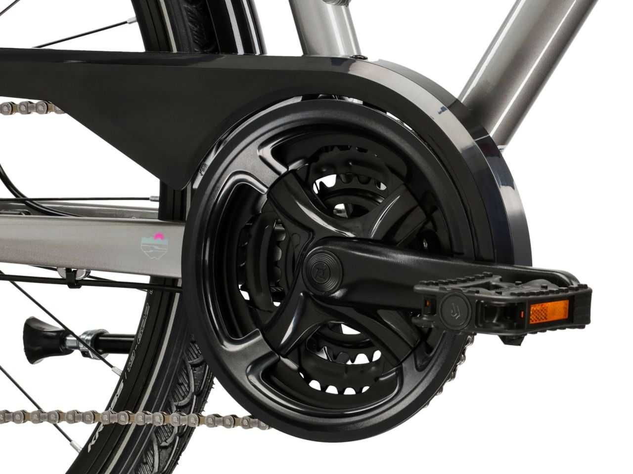 Kross Trans 3.0 damski srebrny L/19"