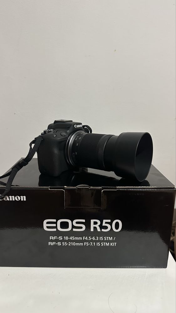 Canon R50 KIT 2 Lentes