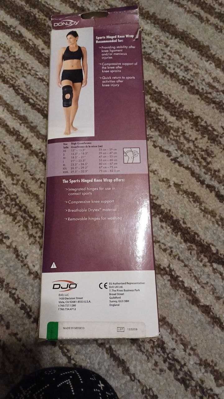 Stabilizator kolana Sport Hinged Knee Wraparound DONJOY XL