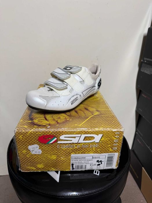 Buty rowerowe Sidi Zephyr Woman – białe/perłowe, damskie, r. 39