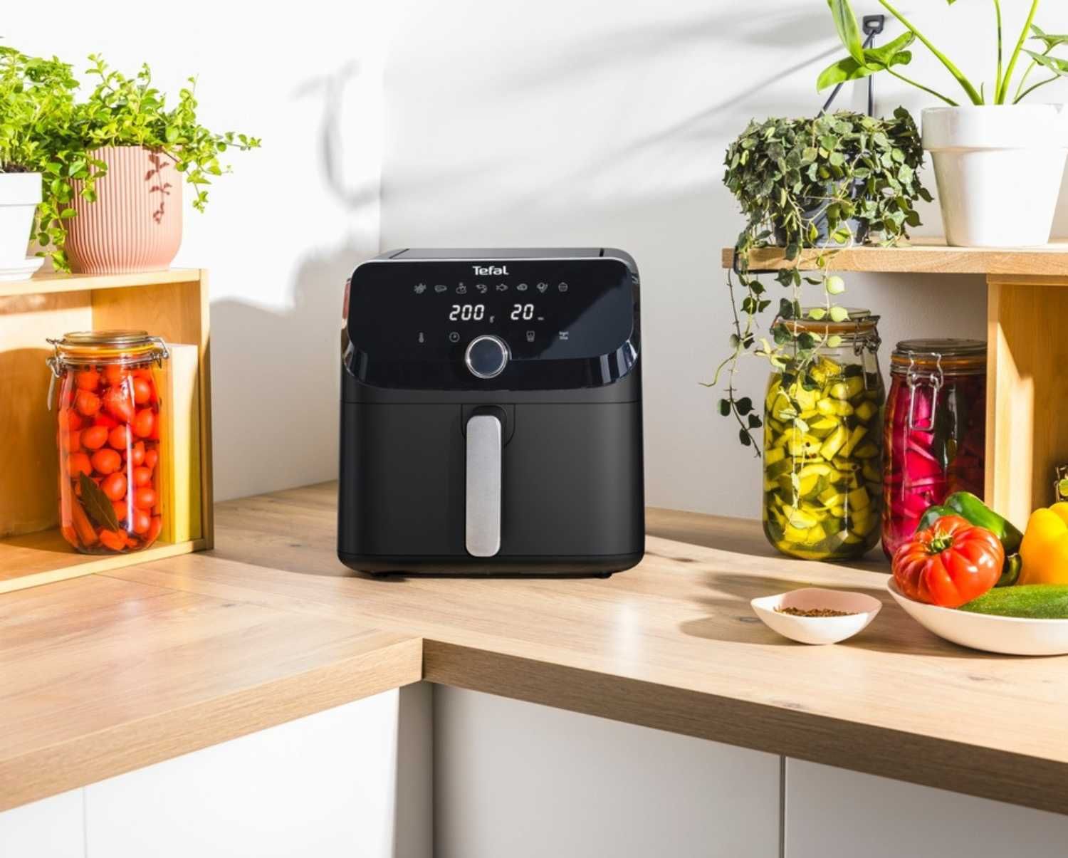 OKAZJA! Frytkownica Beztłuszczowa TEFAL EY8558E AIR FRYER 7,5l Duża XL