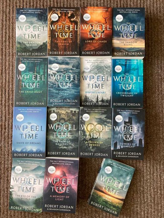 Роберт Джордан, The Wheel of Time 1-14 & New Spring повне видання англ